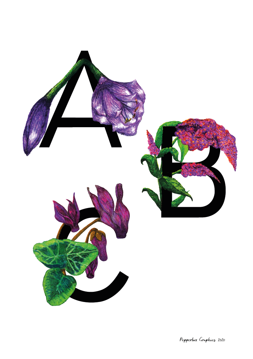 Graphic - ABC Flower Alphabet 2020